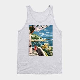 Vintage Travel Artwork - Torquay Tank Top